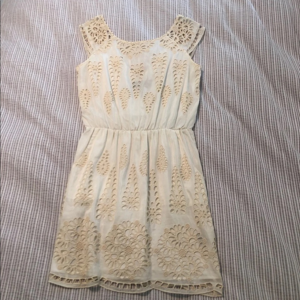 white summer dress